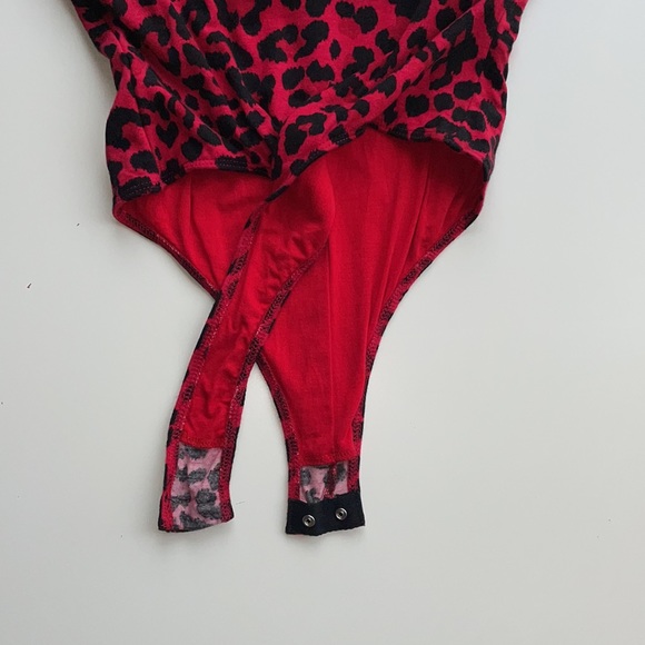Jluxlabel red leopard print bodysuit - Picture 6 of 6
